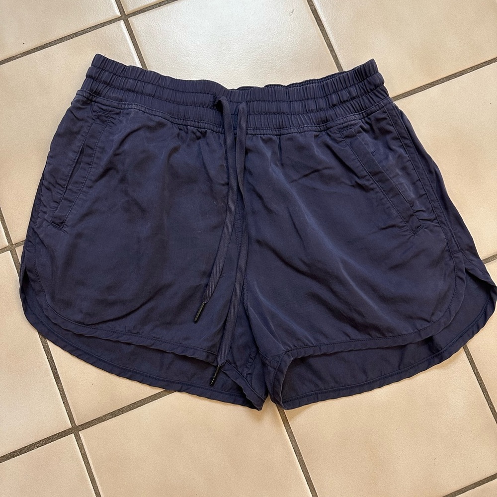 Lululemon Athletica Dark Smokey Blue Athletic Shorts, Size 6